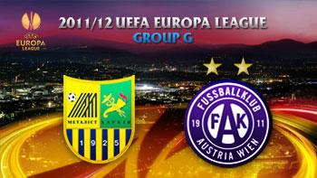 Смотреть онлайн Лига Европы 2011/12 | 5-й тур | Группа G | Металлист — Аустрия